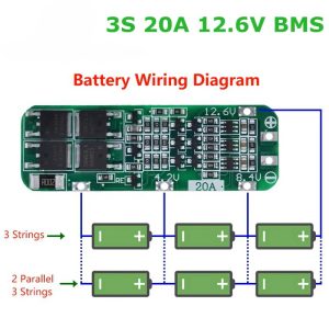 BMS-Schutzplatine 3S für Li-Ionen-Batterien 12V — Modell wählen